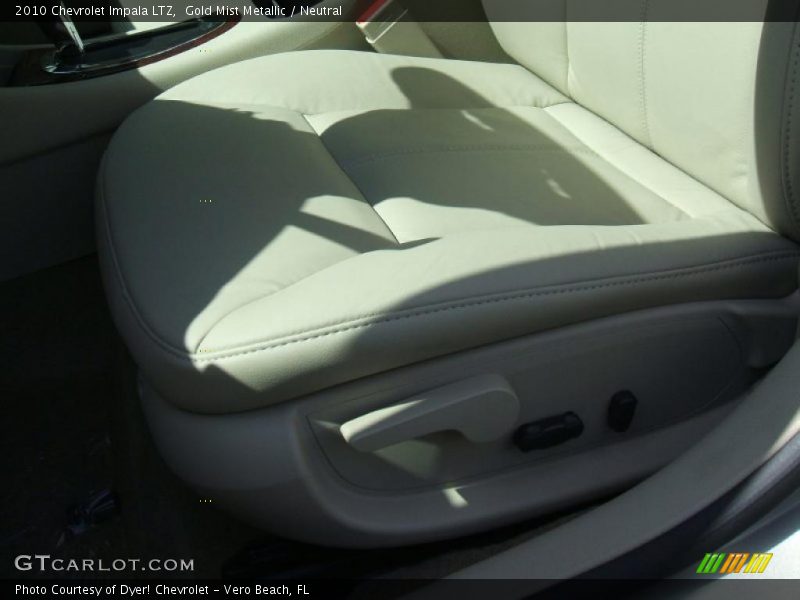 Gold Mist Metallic / Neutral 2010 Chevrolet Impala LTZ