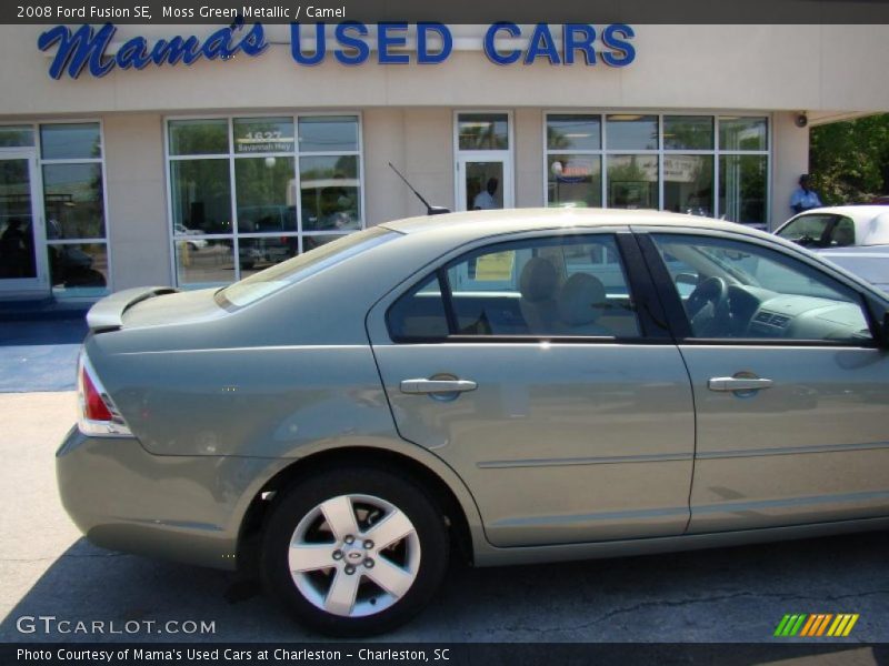 Moss Green Metallic / Camel 2008 Ford Fusion SE