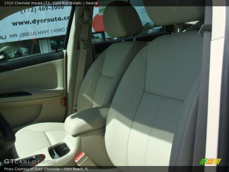 Gold Mist Metallic / Neutral 2010 Chevrolet Impala LTZ