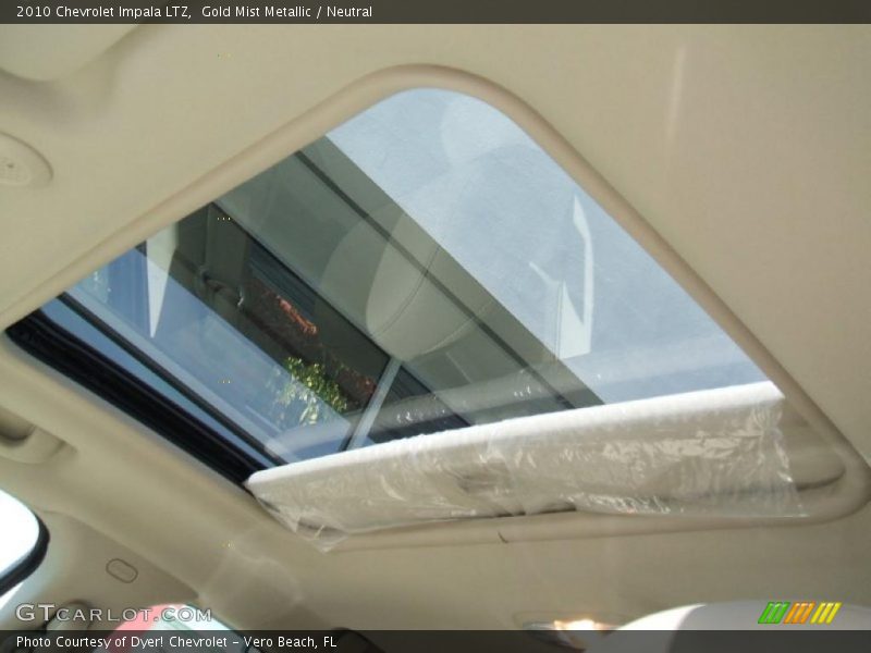 Gold Mist Metallic / Neutral 2010 Chevrolet Impala LTZ