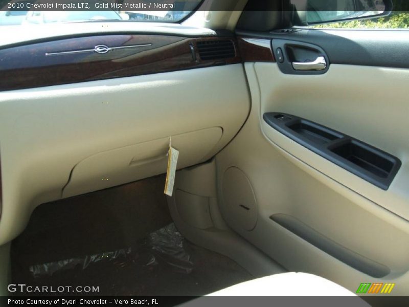 Gold Mist Metallic / Neutral 2010 Chevrolet Impala LTZ