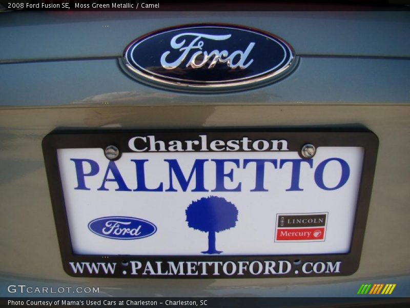 Moss Green Metallic / Camel 2008 Ford Fusion SE