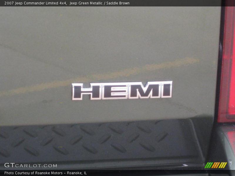 Jeep Green Metallic / Saddle Brown 2007 Jeep Commander Limited 4x4