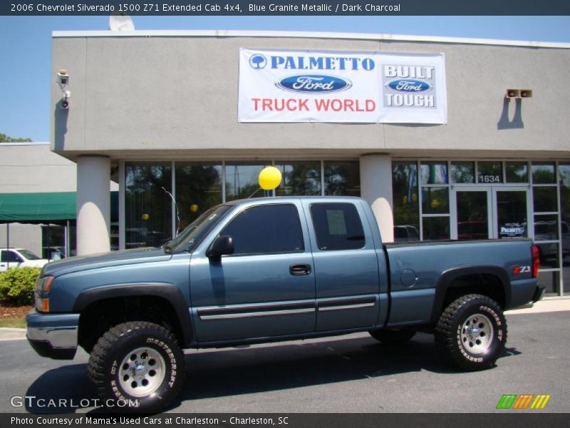 Blue Granite Metallic / Dark Charcoal 2006 Chevrolet Silverado 1500 Z71 Extended Cab 4x4