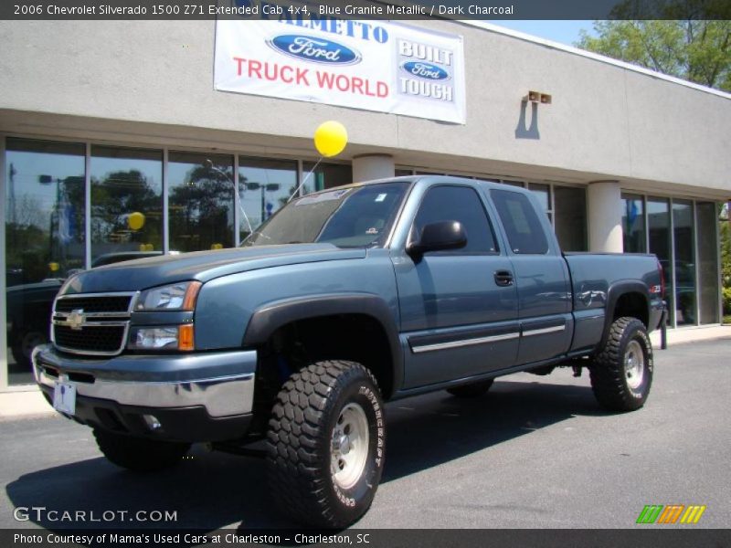 Blue Granite Metallic / Dark Charcoal 2006 Chevrolet Silverado 1500 Z71 Extended Cab 4x4