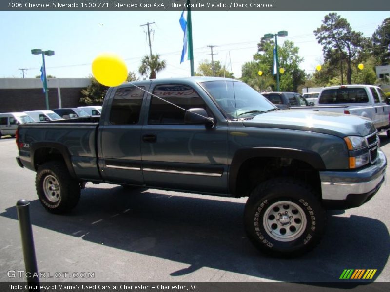 Blue Granite Metallic / Dark Charcoal 2006 Chevrolet Silverado 1500 Z71 Extended Cab 4x4