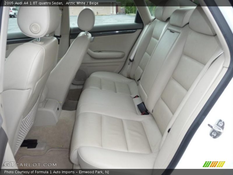 Arctic White / Beige 2005 Audi A4 1.8T quattro Sedan