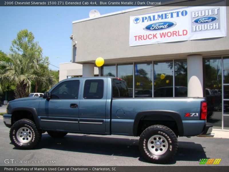 Blue Granite Metallic / Dark Charcoal 2006 Chevrolet Silverado 1500 Z71 Extended Cab 4x4