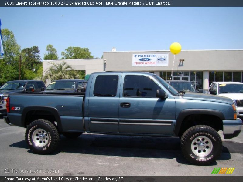 Blue Granite Metallic / Dark Charcoal 2006 Chevrolet Silverado 1500 Z71 Extended Cab 4x4