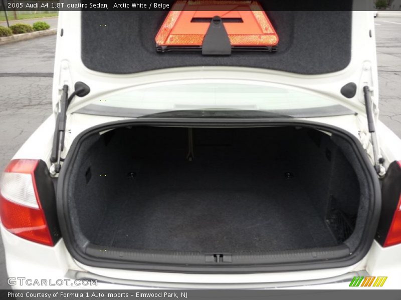 Arctic White / Beige 2005 Audi A4 1.8T quattro Sedan