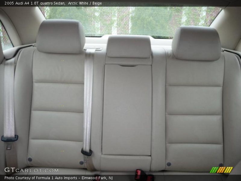 Arctic White / Beige 2005 Audi A4 1.8T quattro Sedan