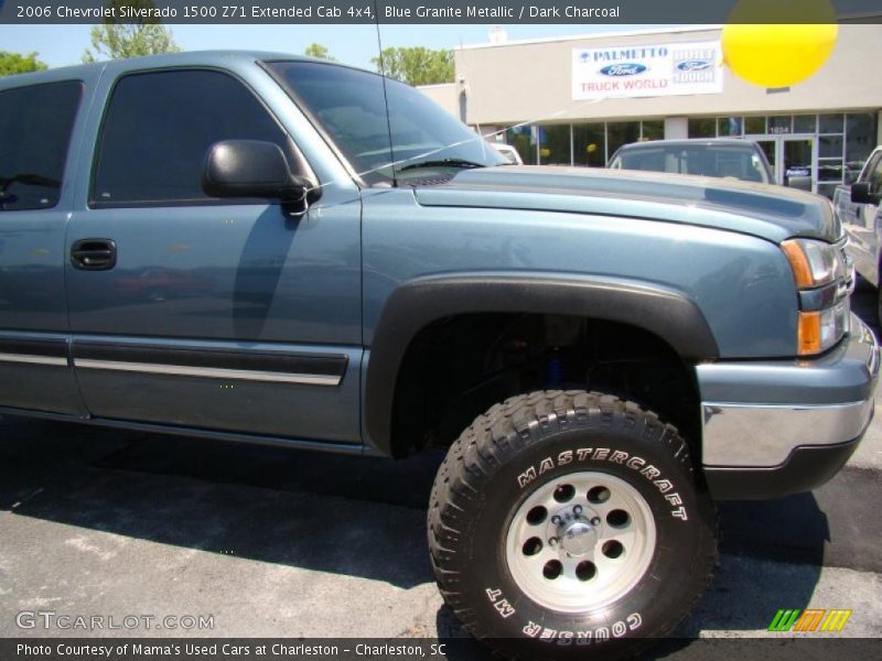 Blue Granite Metallic / Dark Charcoal 2006 Chevrolet Silverado 1500 Z71 Extended Cab 4x4