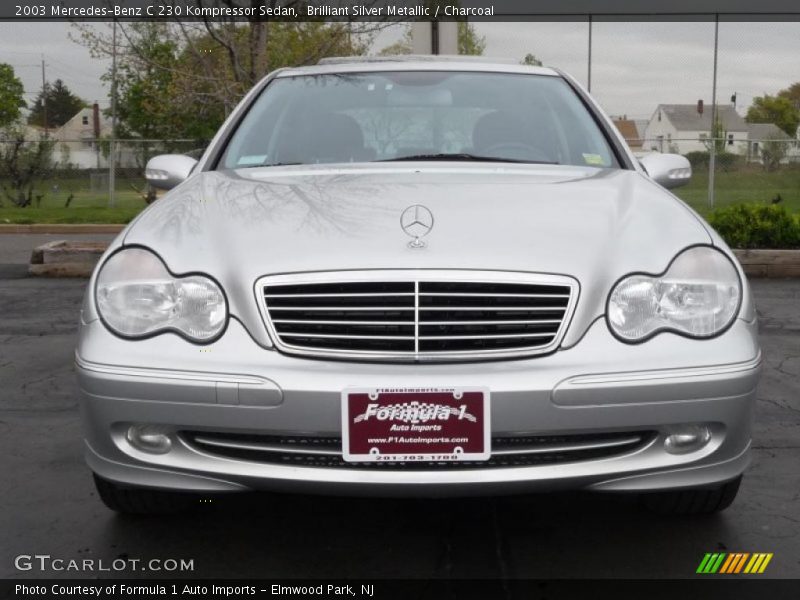 Brilliant Silver Metallic / Charcoal 2003 Mercedes-Benz C 230 Kompressor Sedan