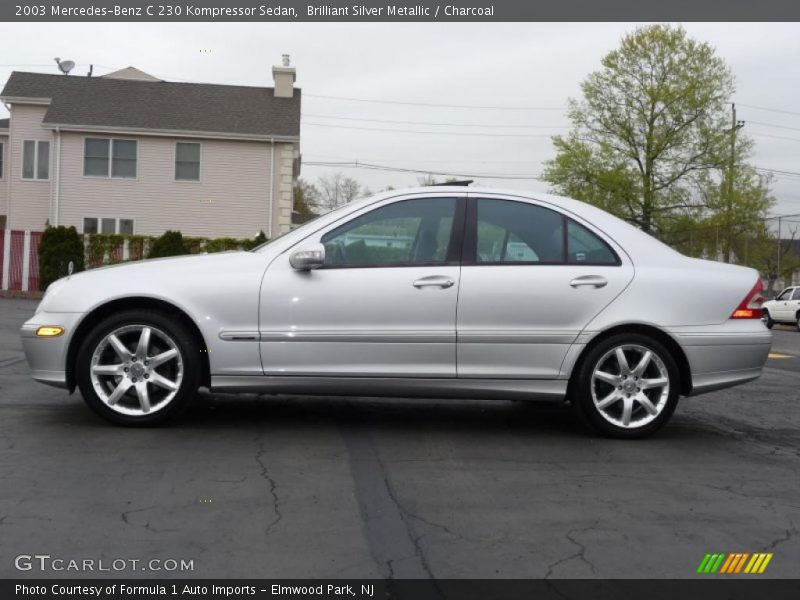 Brilliant Silver Metallic / Charcoal 2003 Mercedes-Benz C 230 Kompressor Sedan