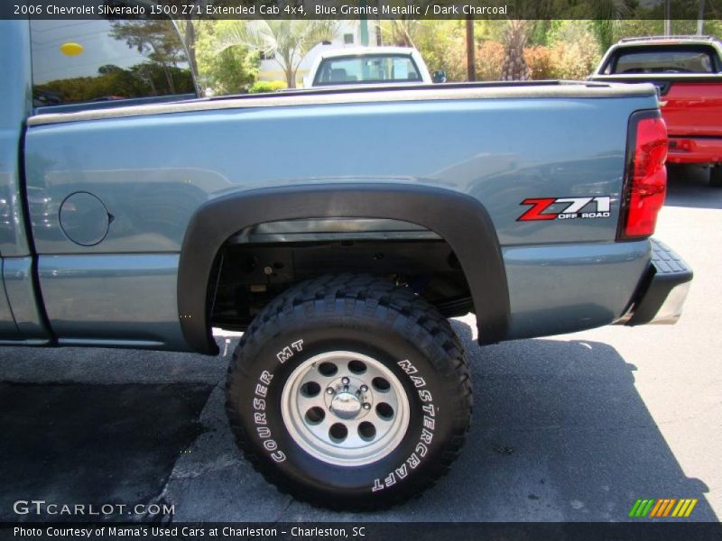Blue Granite Metallic / Dark Charcoal 2006 Chevrolet Silverado 1500 Z71 Extended Cab 4x4