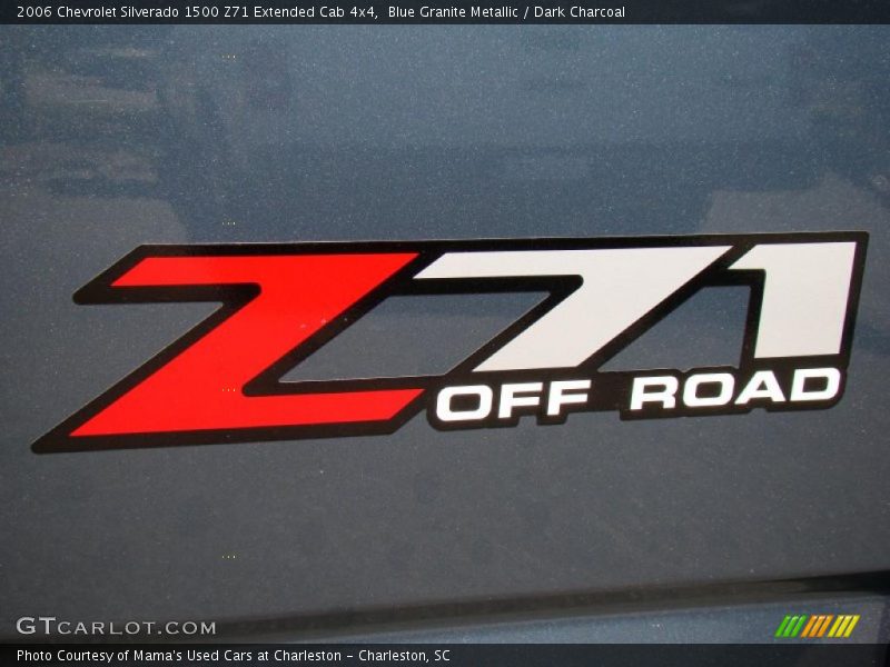 Blue Granite Metallic / Dark Charcoal 2006 Chevrolet Silverado 1500 Z71 Extended Cab 4x4