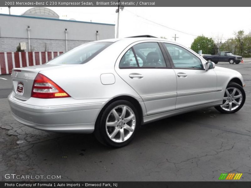 Brilliant Silver Metallic / Charcoal 2003 Mercedes-Benz C 230 Kompressor Sedan