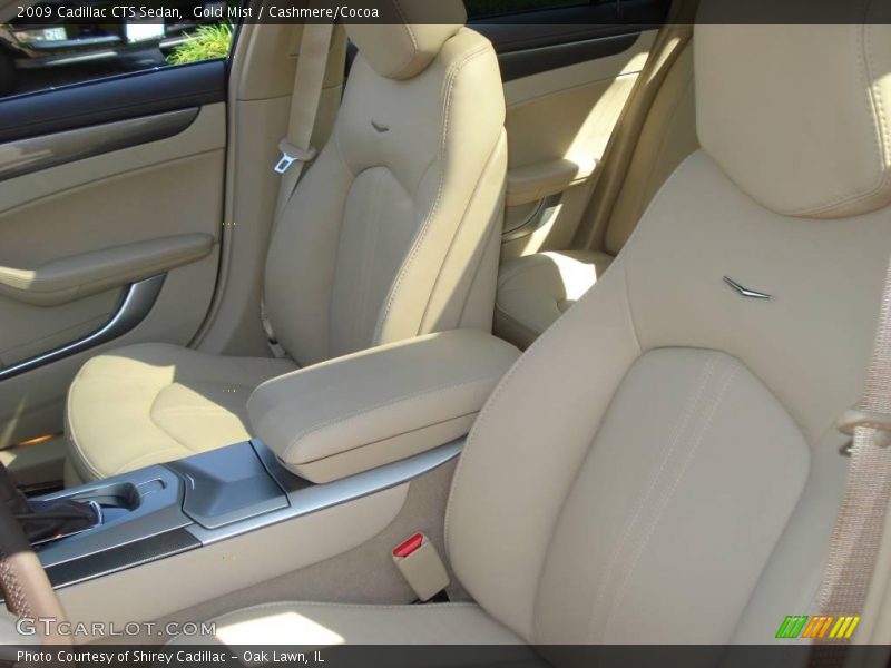 Gold Mist / Cashmere/Cocoa 2009 Cadillac CTS Sedan