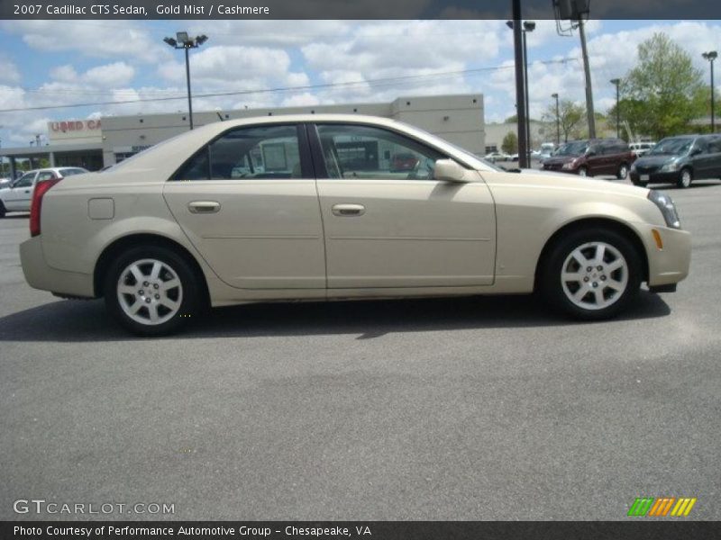 Gold Mist / Cashmere 2007 Cadillac CTS Sedan