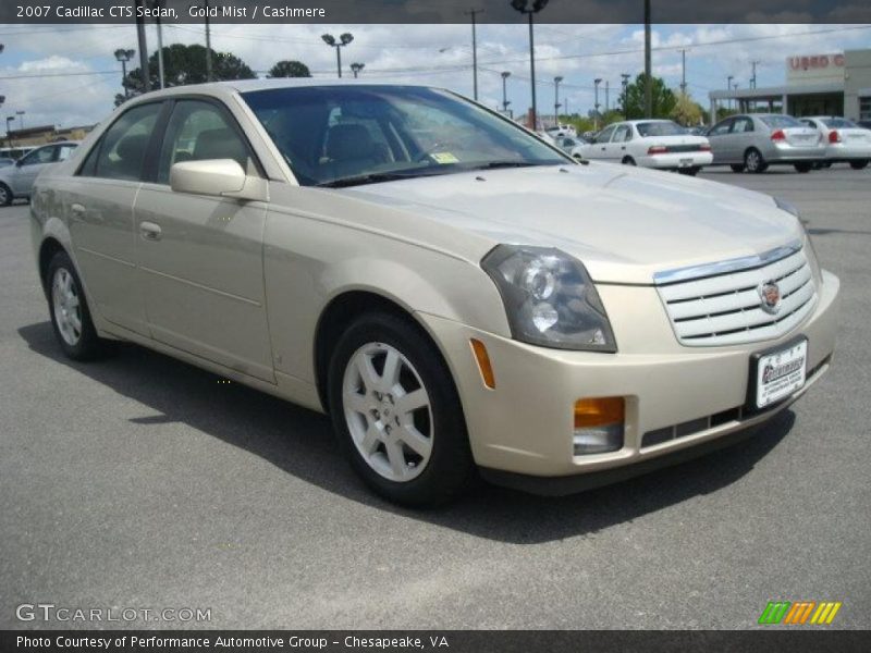 Gold Mist / Cashmere 2007 Cadillac CTS Sedan