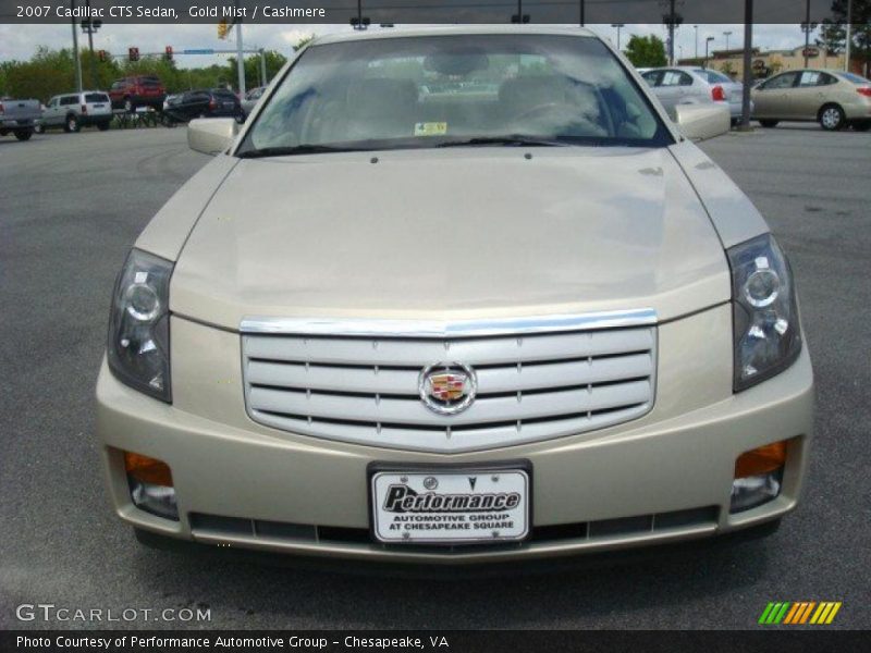Gold Mist / Cashmere 2007 Cadillac CTS Sedan