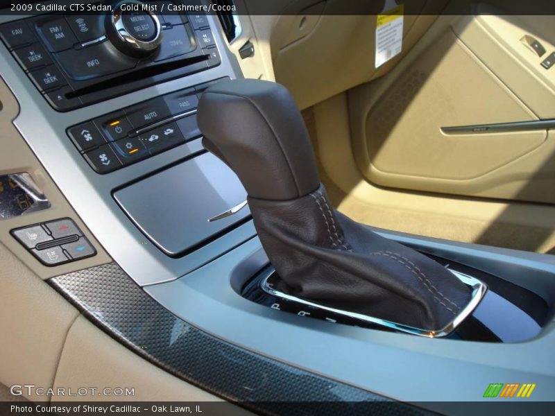 Gold Mist / Cashmere/Cocoa 2009 Cadillac CTS Sedan
