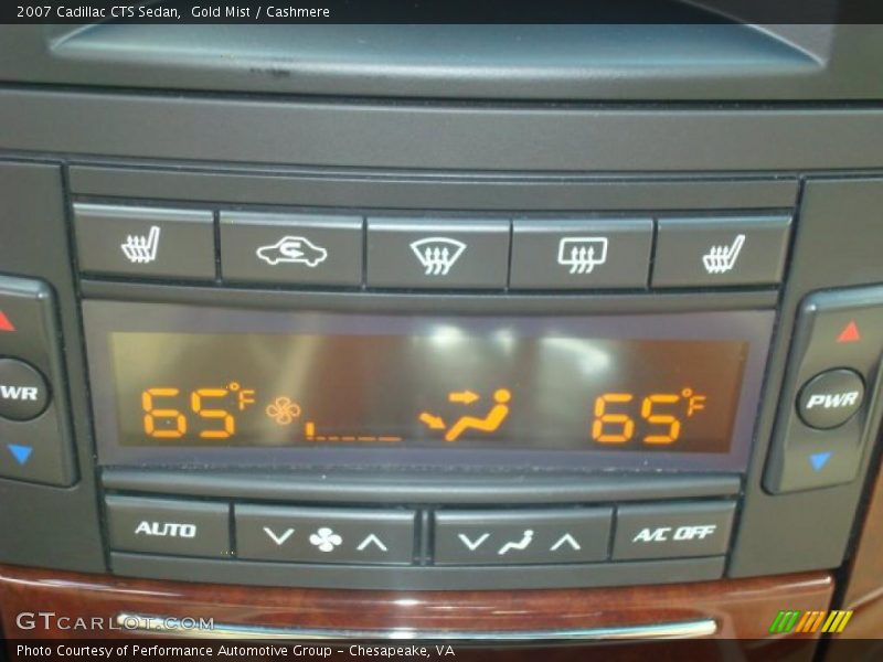 Gold Mist / Cashmere 2007 Cadillac CTS Sedan
