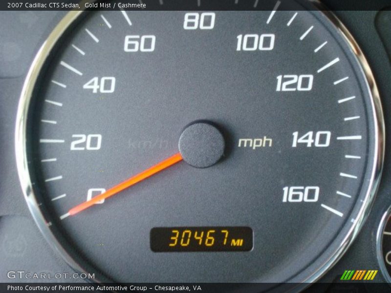 Gold Mist / Cashmere 2007 Cadillac CTS Sedan