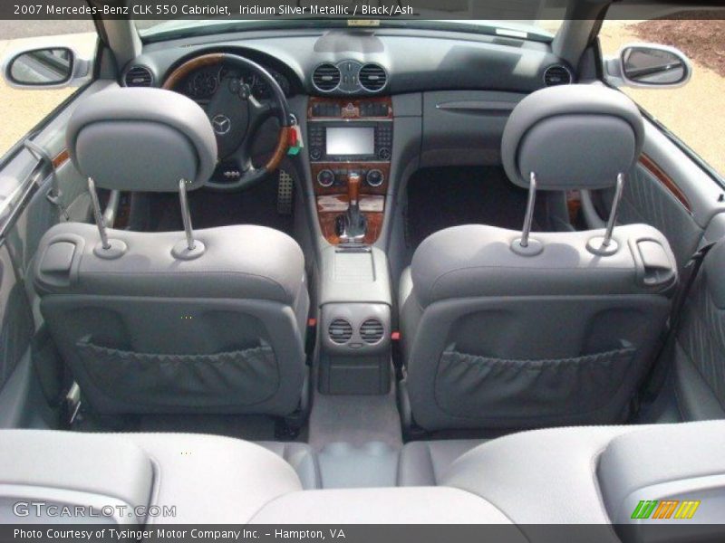 Iridium Silver Metallic / Black/Ash 2007 Mercedes-Benz CLK 550 Cabriolet
