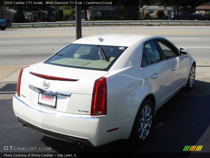 White Diamond Tri-Coat / Cashmere/Cocoa 2009 Cadillac CTS Sedan