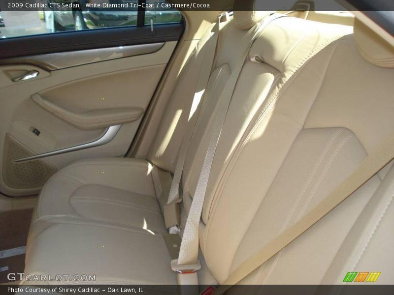 White Diamond Tri-Coat / Cashmere/Cocoa 2009 Cadillac CTS Sedan