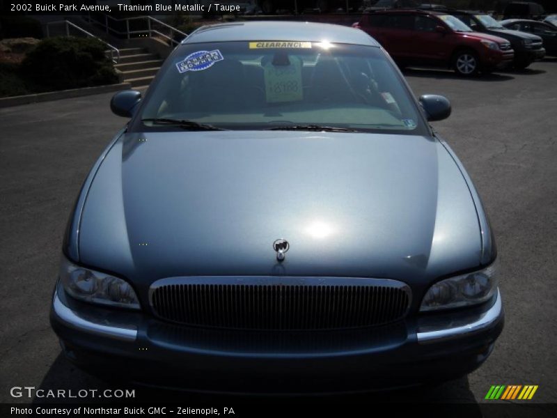 Titanium Blue Metallic / Taupe 2002 Buick Park Avenue