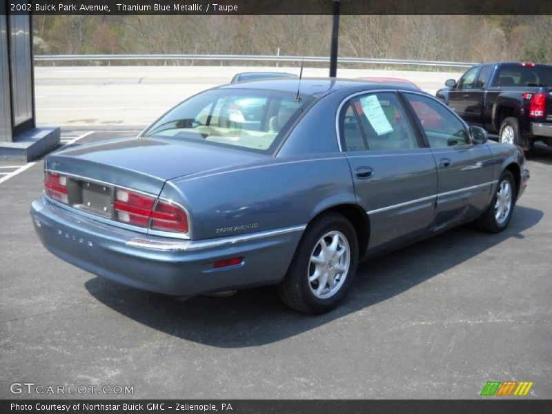 Titanium Blue Metallic / Taupe 2002 Buick Park Avenue
