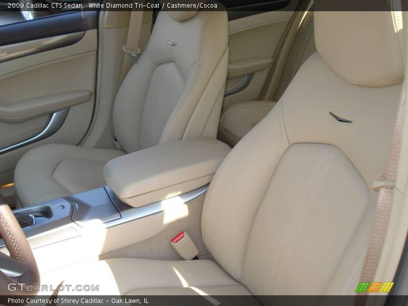 White Diamond Tri-Coat / Cashmere/Cocoa 2009 Cadillac CTS Sedan