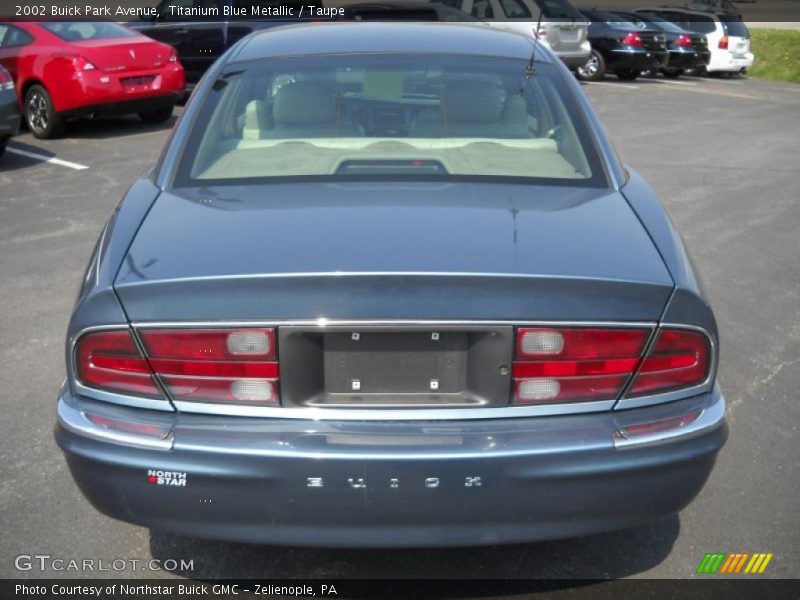 Titanium Blue Metallic / Taupe 2002 Buick Park Avenue
