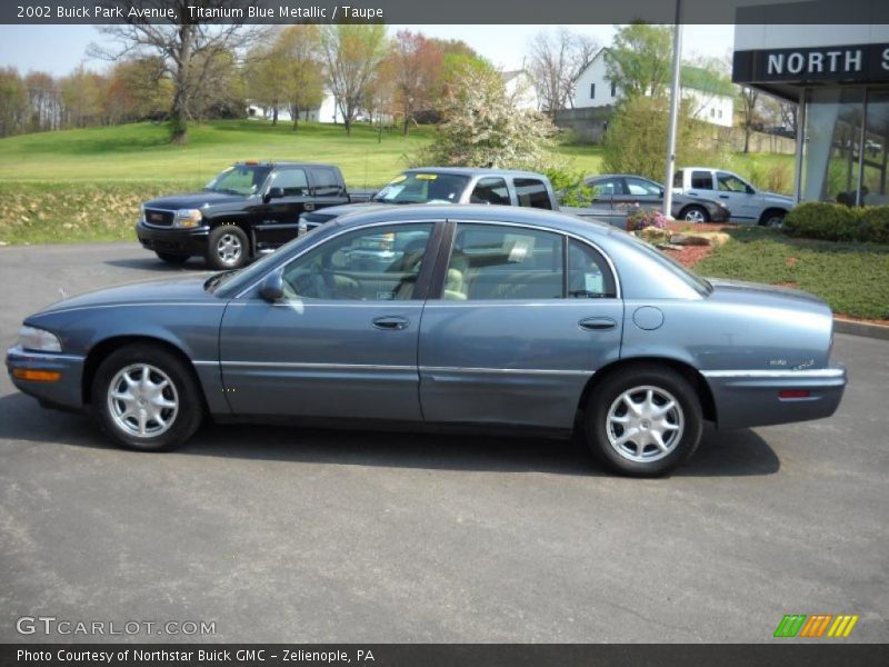Titanium Blue Metallic / Taupe 2002 Buick Park Avenue