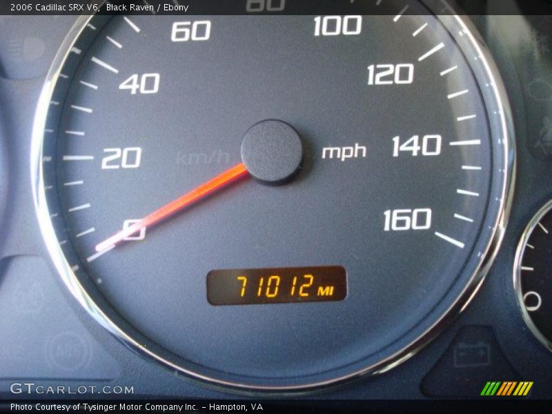Black Raven / Ebony 2006 Cadillac SRX V6