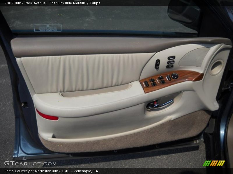 Titanium Blue Metallic / Taupe 2002 Buick Park Avenue