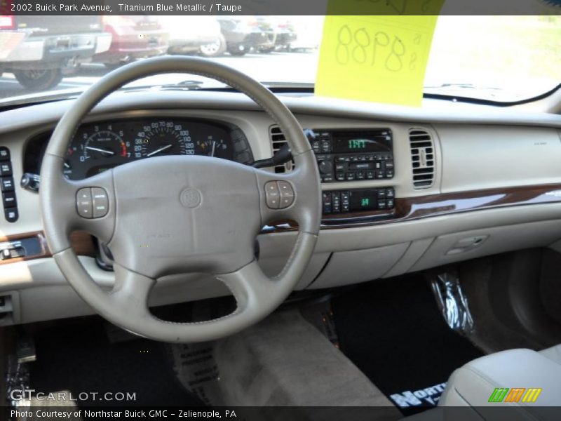 Titanium Blue Metallic / Taupe 2002 Buick Park Avenue