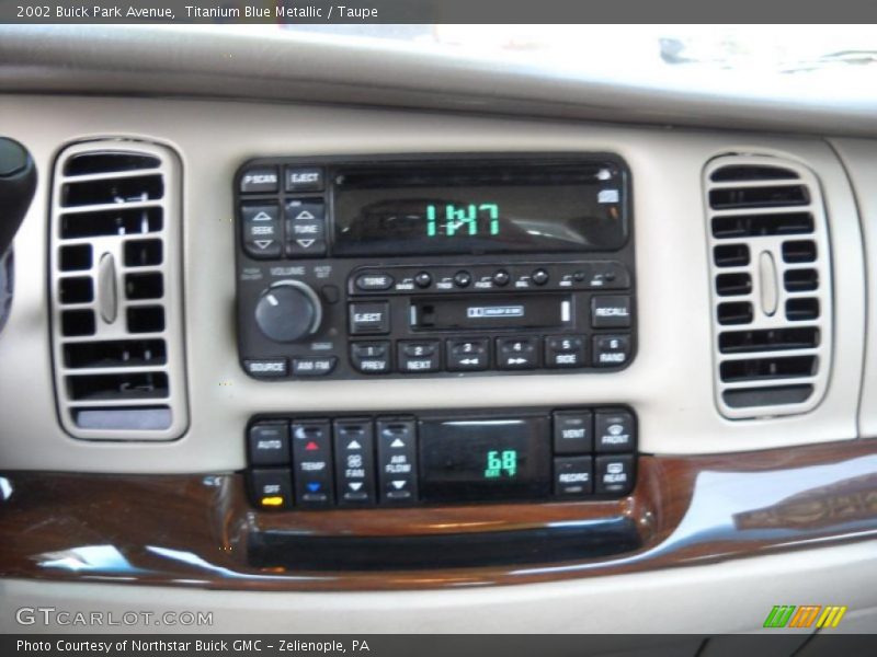 Titanium Blue Metallic / Taupe 2002 Buick Park Avenue