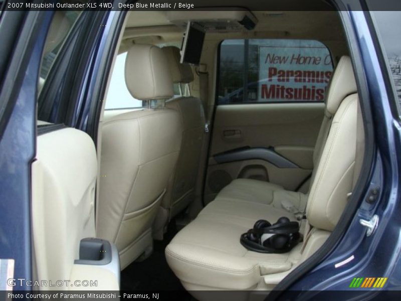 Deep Blue Metallic / Beige 2007 Mitsubishi Outlander XLS 4WD