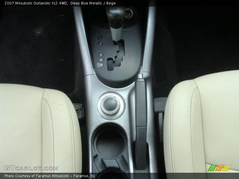 Deep Blue Metallic / Beige 2007 Mitsubishi Outlander XLS 4WD