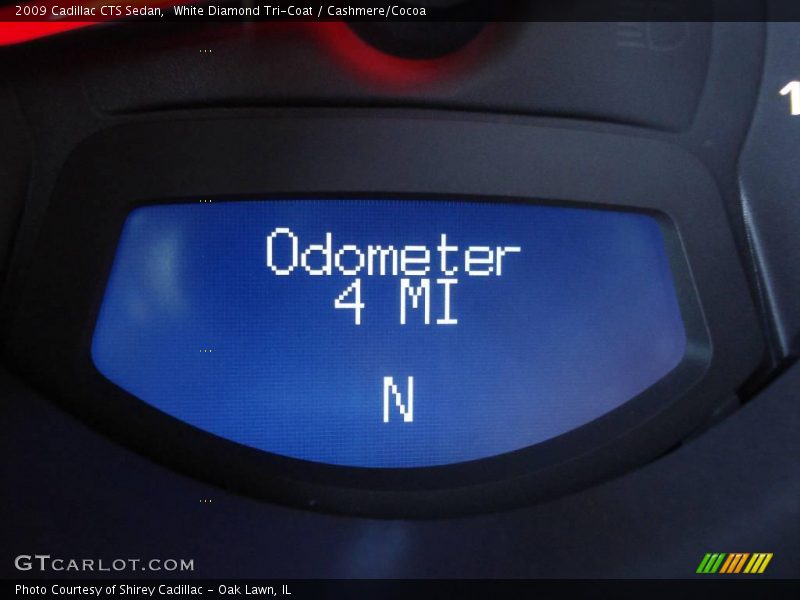 White Diamond Tri-Coat / Cashmere/Cocoa 2009 Cadillac CTS Sedan