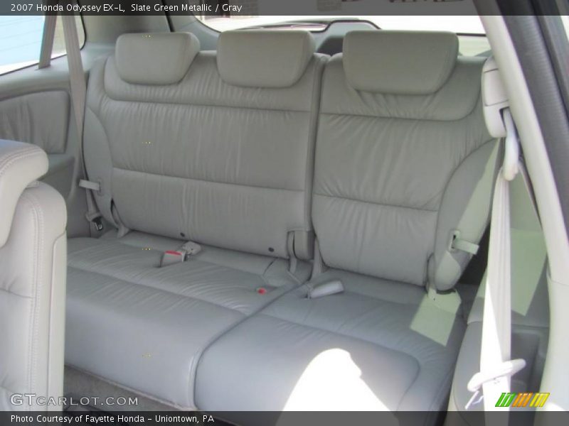 Slate Green Metallic / Gray 2007 Honda Odyssey EX-L