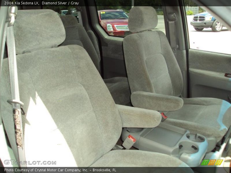 Diamond Silver / Gray 2004 Kia Sedona LX