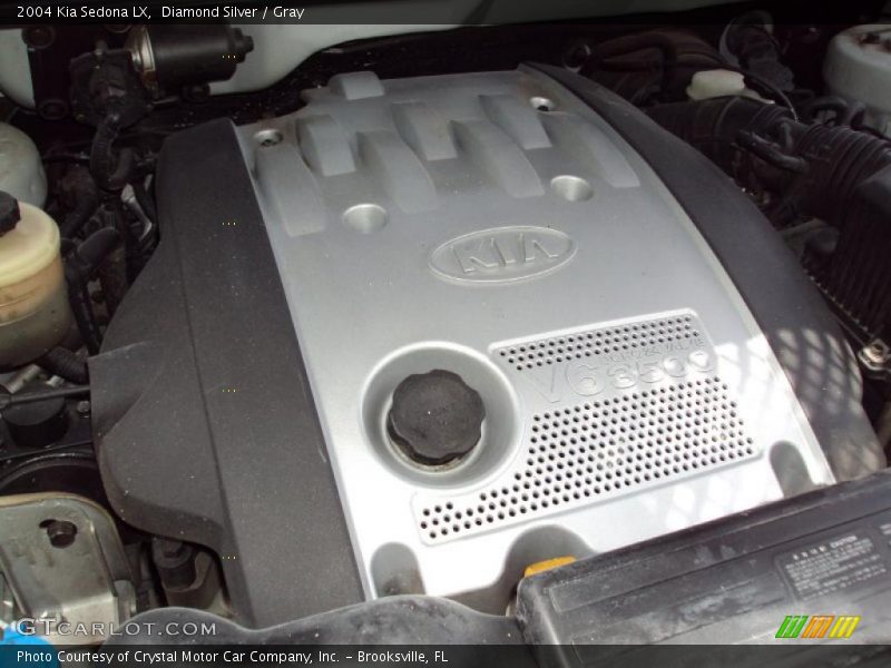 Diamond Silver / Gray 2004 Kia Sedona LX