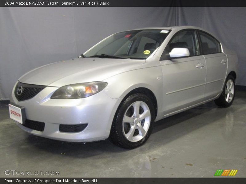Sunlight Silver Mica / Black 2004 Mazda MAZDA3 i Sedan