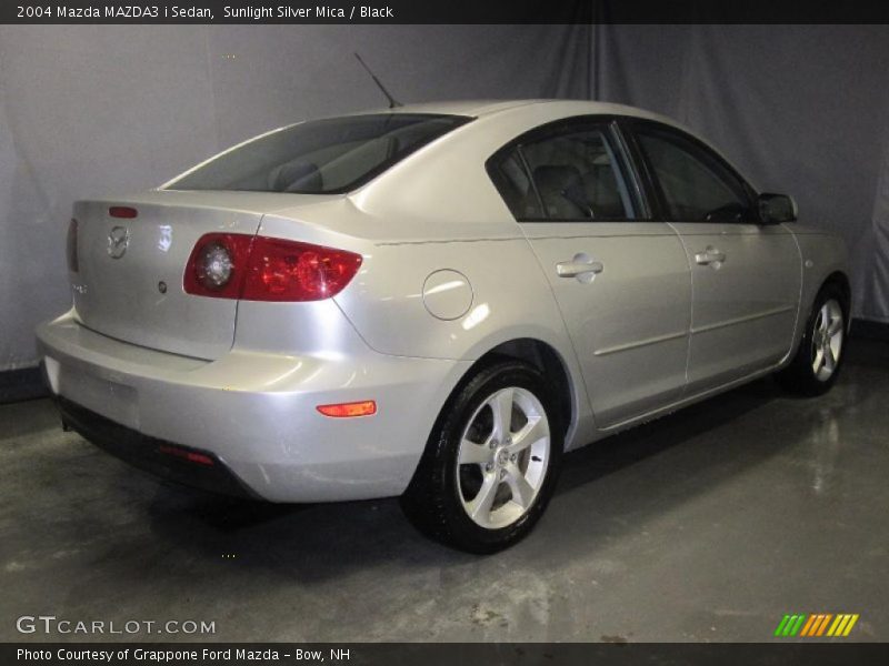 Sunlight Silver Mica / Black 2004 Mazda MAZDA3 i Sedan