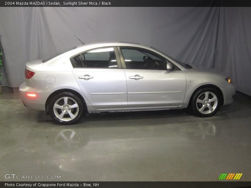 Sunlight Silver Mica / Black 2004 Mazda MAZDA3 i Sedan