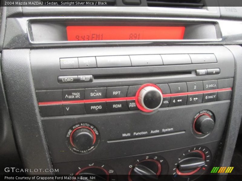 Sunlight Silver Mica / Black 2004 Mazda MAZDA3 i Sedan